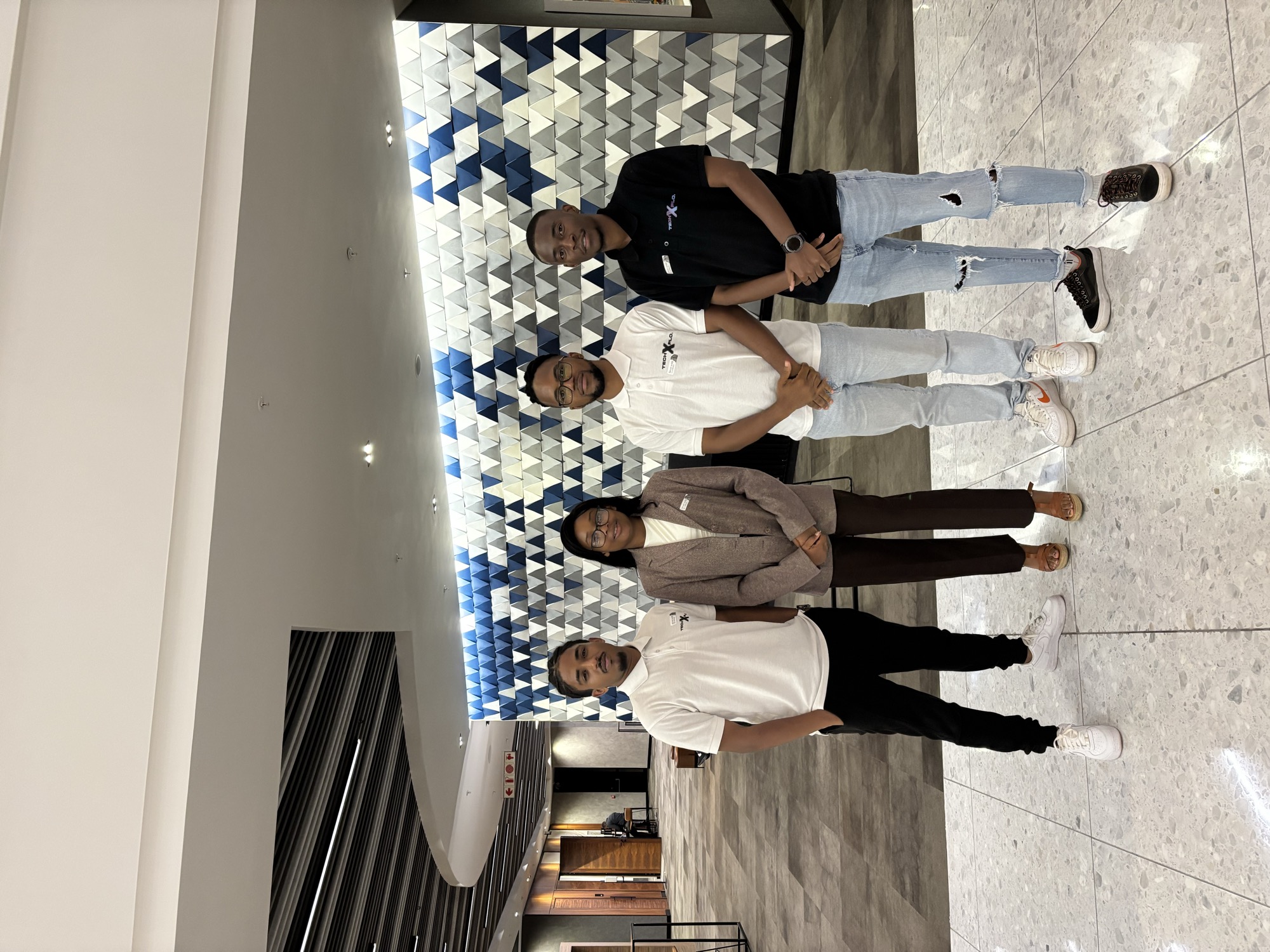 TechXplo team members at a foundation event